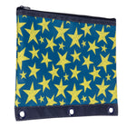 Pep Rally - Pochette pour reliure à 3 anneaux - Cosmic Journey-Design rayé à nœuds avec accents bleu foncé