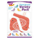 TREND enterprises - Ensemble d'accessoires classiques Oiseaux de jardin - Paquet de 72 -Des utilisations infinies ! Cartes postales et invitations, flashcards et pièces de jeu, définition d'objectifs et cartographie