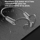 MyBat - Casque Bluetooth à conduction osseuse ouvert SYB SonicPulse-Commandes mains libres intégrées - Gérez la musique, les appels et l’assistant vocal en toute simplicité