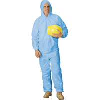 Lakeland, Combinaison Ignifuge Pyrolon Plus 2, 3T-Grand, Bleu, Tissu Ignifugé, paquet de 5-Couleur Bleu