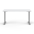 Humanscale - Table assis-debout eFloat Go 2.0 - 30 po x 58 po - surface stratifiée blanche/piètement argenté-5