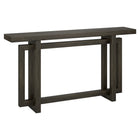 Hudson&Canal - Console Breslow 55" L - Brun aulne-Un design transitionnel moderne pour votre entrée, votre salon, votre bureau et plus encore