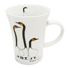 Oscardo - Tasse porcelaine « Friends » de Benjamin Chee Chee - 295 ml-Tasse en porcelaine à forme élancée - Contient 295 ml / 10 oz, idéale pour le café, le thé et les boissons chaudes