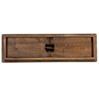 Flash Furniture - Ensemble de table de campagne pliante rustique antique de 8 pi x 40 po de la série HERCULES et 6 bancs-Dessus de planche de 0,75 po d'épaisseur avec tablier de 4 po d'épaisseur