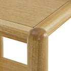 Modway - Arcus Rectangulaire à 2 niveaux Table d’appoint - Chêne-7