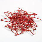 JAM Paper - Pinces papillon colourées - pinces à papier rouges - paquet de 15-Les pinces sont fabriquées à partir de fil d'acier de haute qualité et ont une finition colourée brillante | Capacité de 75 feuilles.