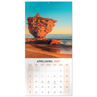 Mead - Calendrier décoratif Paysages canadiens 2027, 12 po x 12 po, bilingue-Imprimé sur du papier de qualité pour une lisibilité durable toute l’année