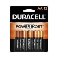 Piles alcalines AA 9 V Coppetop de Duracell, paquet de 12-CONÇUES AVEC DE MC : les piles alcalines AA Duracell Coppertop offrent à vos appareils une performance longue durée