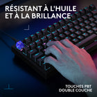 Logitech - G316 X 98 clavier gaming - Tactiles - Noir-Durable et élégant : la conception de haute qualité avec des accents translucides assure un look premium qui résiste aux sessions de jeu intenses