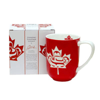 Oscardo - Tasse d’art autochtone « Standing Together » de Curtis Wilson - 485 ml-Design d’art autochtone - Debout ensemble par Curtis Wilson, artiste kwakwaka’wakw, œuvre des Premières Nations célébrant le patrimoine culturel et les traditions