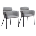 Zuo - Bremor Chaise de salle à manger - Gris ardoise - Ensemble de 2-Assemblage requis