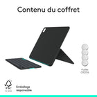 Logitech - Étui-clavier Flip Folio pour iPad 11/13 Pro (M4/M5) Air 13/11 (M2/M3/M4) 5e génération - Graphite-10