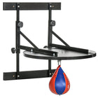 Soozier - Plateforme De Sac De Vitesse Murale Sac De Vitesse De Boxe Hauteur Réglable-Robuste pour résister aux impacts violents grâce à l’acier solide et aux coutures épaisses  