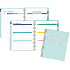 Emily Ley - Simplified - Agenda scolaire hebdomadaire/mensuel 2026-2027 - 8 3/4 po x 7 3/4 po - Mint - bilingue-Comprend également les jours fériés, 1 page de notes, 2 calendriers de référence et 2 pages de planification future