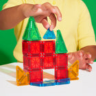 MAGNA-TILES - mircoMAGS Ensemble de construction magnétique de voyage de 26 pièces -Développement: Encourage le développement de la coordination œil-main et de la motricité fine, tout en stimulant la créativité. 
