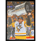 Sidney Crosby Pittsburgh Penguins Raising Cup sur toile - Toile encadree - 22" x 31"-Impression sur toile de qualité supérieure avec bordures enveloppées