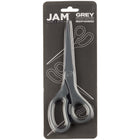 JAM Paper - Ciseaux de précision multi-usages robustes - 8 po - gris-Quantité : 1 paire de ciseaux par paquet | Comprend une poignée confortable qui peut être utilisée par les gauchers ou les droitiers
