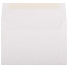 JAM Paper Enveloppes d'invitation Strathmore A8 - 5,5 x 8,125 po - Lin blanc brillant - paquet de 50-Taille : A8 (5,5 x 8,125 pouces)