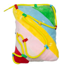 Bouncyband - Oreiller sensoriel Thingamajig, jouet d'activité, Fidget-Engage activement les enfants dans l'exploration tactile grâce à leur fascination naturelle pour les fermetures à glissière, les boutons, les boutons-pression et les couleurs pastel ainsi que leur intérêt pour les matériaux et le comptage des nombres.