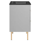 Modway - Daybreak 24" Vanette de salle de bain - Gris clair noir-5