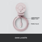 Logitech Brio 300 Webcam Full HD avec confidentialité, micro à réduction de bruit - Rose-9