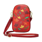 Oscardo - Sac pour téléphone - Fall Winds of Change par Leah Dorion-Designs authentiques d’art autochtone - Met en valeur des créations artistiques autochtones réalisées par des artistes des Premières Nations, Inuits et Métis de partout au Canada, célébrant la culture, la créativité et la narration
