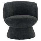 Modway - Vesta Tissu chenille Rembourré Chaise pivotante - Noir de carbone-Assemblée requise
