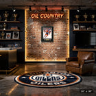 Connor McDavid Edmonton Oilers 22x28 Action Photo - Impression encadree - 27" x 33"-Dimensions finales: 27x33x1