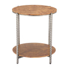 Zuo - Adna Table d’appoint - Brun-Placage de loupe sur MDF offrant texture riche et élégance