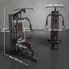 Soozier - Salle de sport à domicile-Poids total du contrepoids : 100 lb, comprenant dix blocs de contrepoids de 10 lb 