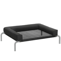 PawHut - Lit pour chien surélevé portable avec toile respirante-Surélevé de 7,7 po (19,5 cm) pour favoriser une excellente circulation de l'air 