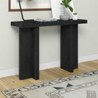 Hudson&Canal - Console Dimitra 42" L - Grain noir-Caractéristiques assemblage facile