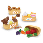 Learning Resources - Nouveaux groupes d'aliments Pick 'n' Sort de Sprouts - Ensemble de 26-Idéal pour les maisons ou les salles de classe : rempli d'apprentissage à lui seul, cet ensemble New Sprouts est également un excellent ajout aux accessoires de cuisine de jeu à la maison ou à l'école !