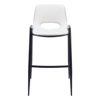 Zuo - Desi Tabouret de bar - Blanc - Ensemble de 2-Rembourrage moelleux et confortable