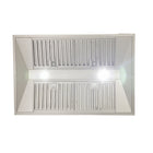KUCHT KRH3612IS 36 po Hotte montée sur îlot - 900 CFM - Acier inoxydable-Cette hotte élégante est fournie avec quatre filtres à chicane en acier inoxydable compatibles lave‑vaisselle