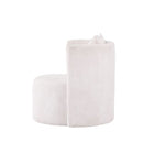 Brassex - Chaise d'appoint 723649 Callan - blanche-Revêtement en tissu de qualité supérieure