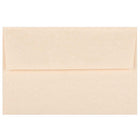  JAM Paper Enveloppes d'invitation parchemin A8 - 5,5 x 8,125 po - Naturel recyclé - paquet de 50-Couleur : naturel/bronze, Les enveloppes présentent une finition parchemin marbré pour une touche élégante