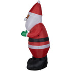 GEMMY - Père Noël gonflable afro-américain de Noël - 198 cm-Se gonfle automatiquement en quelques secondes