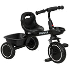 Qaba - Vélo pour tout-petits avec siège réglable - noir-Siège réglable avec ceinture de sécurité pour répondre aux besoins de votre enfant en toute sécurité 