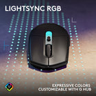 Logitech - Souris gaming sans fil Logitech G305 X Superlight - Noir-Taux d’interrogation 8 kHz : mise à niveau possible avec un récepteur PRO Lightspeed (vendu séparément) pour un suivi du curseur encore plus rapide et fluide et des réactions quasi instantanées