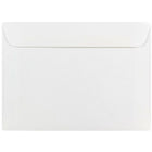 JAM Paper Enveloppes format livret à rabat droit gommé, 5 1/2 x 7 1/2 po, blanches, 200 par paquet-Blanc