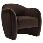 Modway - Compose Performance Velvet Chaise d’accent - Marron chocolat-Chaise d’accent polyvalente