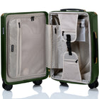Champs - Luxe Ensemble de Bagages 3 Pièces - Vert-Poignée télescopique