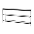 Hudson&Canal - Console Alexis 55" L - Bronze noirci-La table a une capacité de poids de 50 lb
