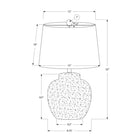 Monarch Specialties - Luminaire - 22 po H Lampe De Table - Béton Crème - Abat-Jour Ivoire / Crème - Moderne-Cet accessoire décoratif polyvalent illuminera tout espace contemporain, que vous le placiez sur une table d'appoint ou sur une table de chevet comme une option d'éclairage élégante