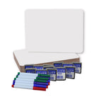 Flipside Products Tableaux blancs magnétiques effaçables à sec (23 x 30 cm) avec feutres et effaceurs de couleur, lot de 12-Les tableaux magnétiques sont parfaits pour la maison, l'école ou le lieu de travail !