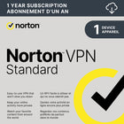 Norton Secure VPN - 1 appareils - Abonnement 1 an [Télécharger]-Une adresse e-mail valide doit être fournie lors du paiement