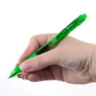 Pentel - EnerGel-X Rétractable Stylo à Encre Gel - (0,5mm) Pointe Aiguille - Encre Verte Citron-L’encre gel liquide sèche très vite et ne laisse aucune tache ni bavure - les gauchers en raffoleront.