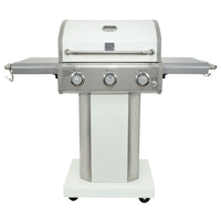 Kenmore - Barbecue au gaz sur piédestal à 3 brûleurs - Nacré-Type de combustible : propane.