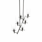 Modway - Skylark 6-Lumière Lustre - Noir transparent-Ampoules non incluses